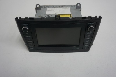 Toyota avensis t27 радіопрогравач gps навігація 86116-60v640 2011rok фото №1