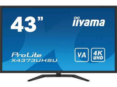 Monitor IIYAMA ProLite X4373UHSU-B1 43'' 3840x2160