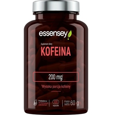 Kofeina Essensey 120 kapsułek - suplement diety