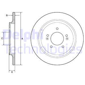 DISC HAM.HYUNDAI TUCSON 15- REAR  