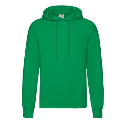 BLUZA Z Kapturem FRUIT HOODED Classic k. green M