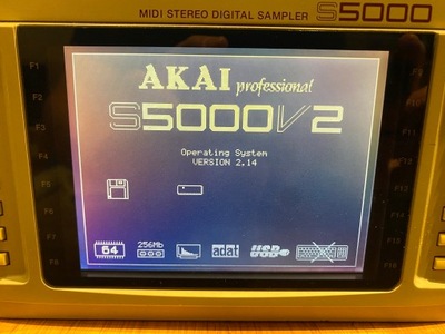 Sampler Akai S5000 FX EB20 USB ADAT SCSI2SD MPC