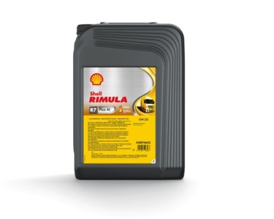 SHELL RIMULA R7 ПЛЮС AI 0W-20 (20L) 