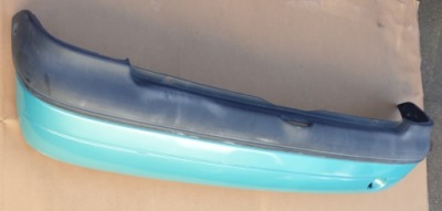 Бампер задний renault twingo i зелёный оригинальный номер фото №1