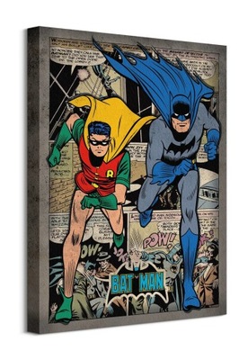 Batman i Robin Komiks - obraz na płótnie 40x50 cm