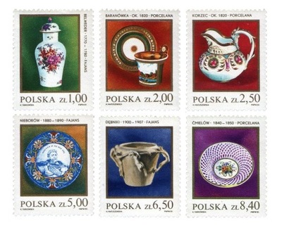 Fi 2596-2601 ** Polska ceramika szlachetna (I)