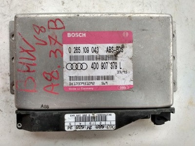 Блок керування abs 4d0907379l audi a8 d2 фото №1