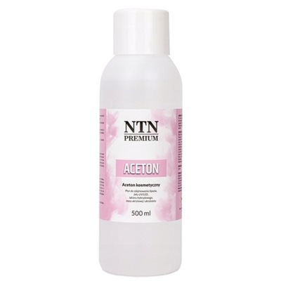 NTN Premium Aceton Płyn Remover Kosmetyczny 500 ml