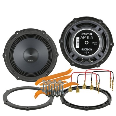 AUDISON AP 6.5 SPEAKERS PEUGEOT 107 CARGO FRONT  