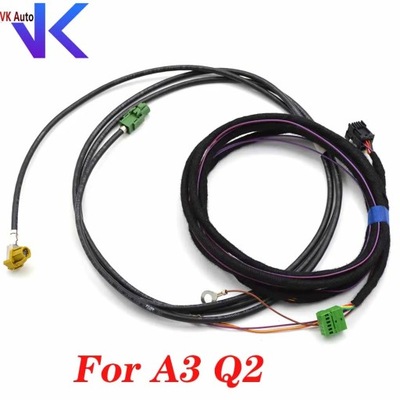 For VW Audi A3 Q2 A4 B9 8W MIB 2 CarPlay MDI USB AUX IN Plug Cable W~6397 фото