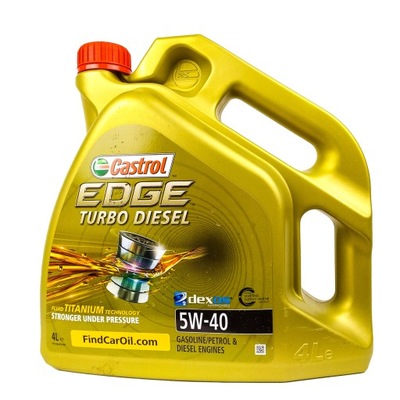 ACEITE CASTROL 5W/40 EDGE TITANUM TD 4L  