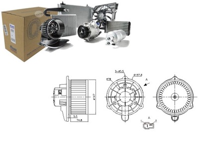 VENTILADOR SOPLADORES HYUNDAI ACCENT 3 1.4 1.5D 1.6 11.05-11.10  