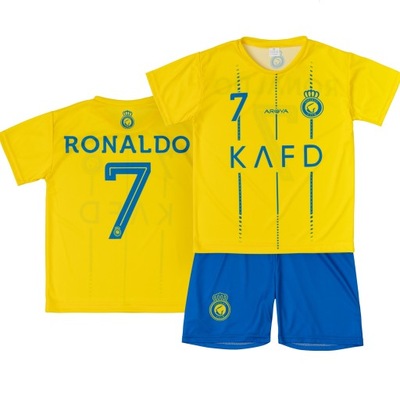 Strój / komplet piłkarski RONALDO AL NASSR 7 rozm.128