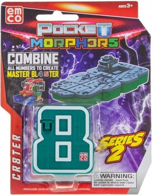 POCKET MORPHERS CYFERKI TRANSFORMUJĄCE 8 cr8ter