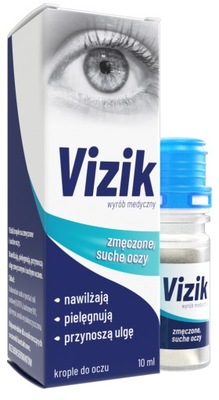 VIZIK KROPLE DO OCZU 10 ML SUCHE ZMĘCZONE OCZY