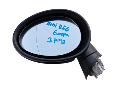 Mini cooper r56 зеркало левая 3 pin europa фото №1