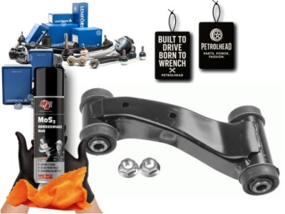 Важіль nissan перед primera 90-01 le верхній lemford #petrolhead pro+ kit1 фото №1