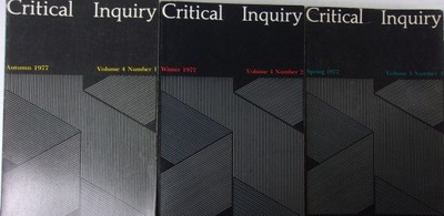 Critical Inquiry nr. 1-3