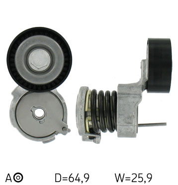 SKF НАТЯЖИТЕЛЬ РЕМНЯ WIELOROWK. VW