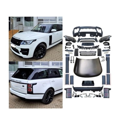 Land rover range rover l405 svo bodykit 2012-2017 бампер лампы капот фото №1