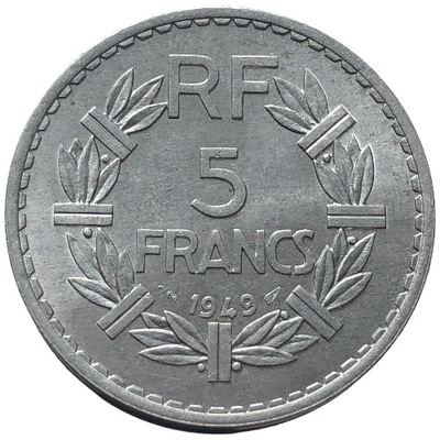 82657. Francja - 5 franków - 1949r.