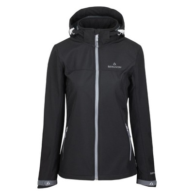 Kurtka damska Softshell BERGSON ELIAS Black # S