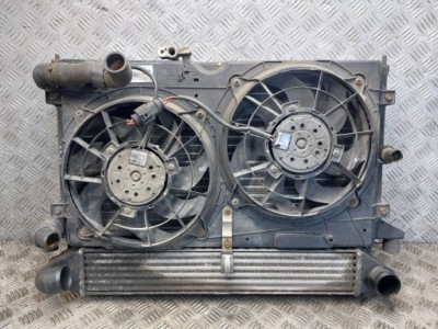 Радіатор комплект + вентилятори galaxy mk1 lift 1.9 tdi 7m3121203 фото №1