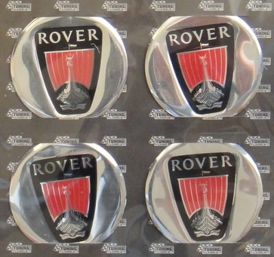 ROVER 60MM EMBLEMATY STICKERS ON WHEEL COVERS DISCS  