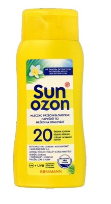 Mleczko do opalania SunOzon 20 SPF UVA UVB