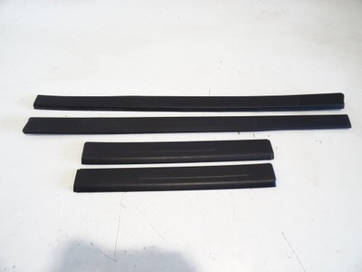 Audi a6 c6 накладки пороговые комплект фото №1