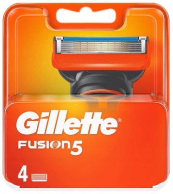 Wkłady do maszynek Gillette Fusion 5 4 szt ORYGINALNE