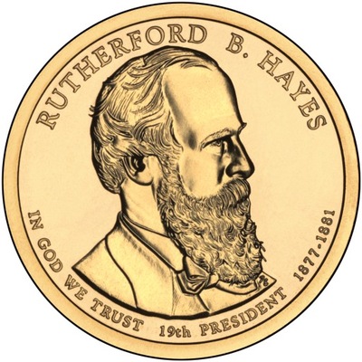 1 $ Prezydenci USA Rutherford Hayes 2011 D nr 19