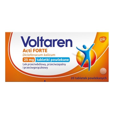 VOLTAREN ACTI FORTE 25 mg, 20 tabletek