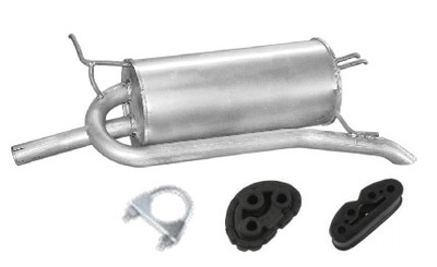 TŁUMIK KOŃCOWY FIAT PALIO 1.9 DIESEL 46kW KOMPLET