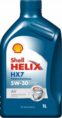 ACEITE SHELL HELIX HX7 PROFESSIONAL AV 5W-30 (1L)  