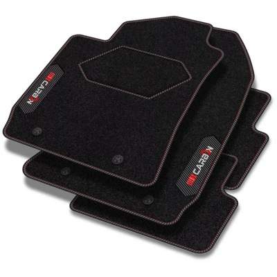 ALFOMBRILLAS DE FELPA CON SERII CARBÓN PARA MERCEDES-BENCON CLASE C W202 1993-2000  