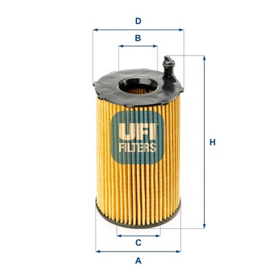 UFI 25.141.00 FILTRO ACEITES  