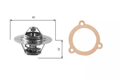 GATES TH12480G1 TERMOSTAT, VIDURYS AUŠINAMASIS 