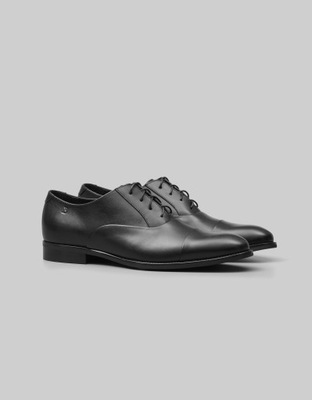 Eleganckie czarne buty b012 black3 43