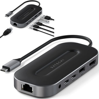 Adapter SATECHI Hub USB-C, USB-A, HDMI 8K, 2.5G Ethernet USB4 MULTIPORT