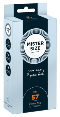 Prezerwatywy Mister Size 57 mm - 10 szt