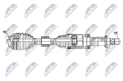 PUSAŠIS PAVAROS MINI F55/F56/F57 COOPER S/JCW 13- / 