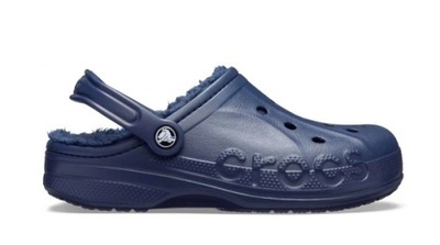 CROCS MĘSKIE KLAPKI GRANATOWE OCIEPLONE 45-46 1ŻGB