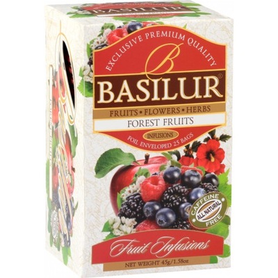 Herbata owocowa BASILUR FOREST FRUITS 25x1,8g