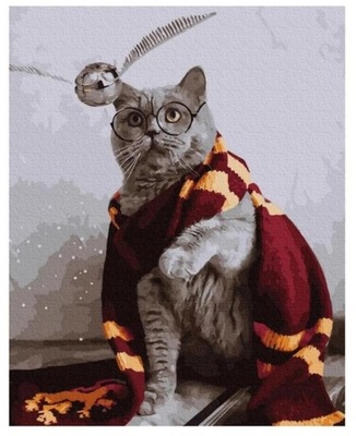 Malowanie po numerach Magiczny kot