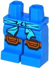 Lego 970c00pb0401 nogi niebieskie Ninjago Jay