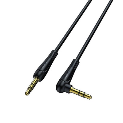 Kabel 1m Audio AUX MINI JACK 3.5mm KĄTOWY