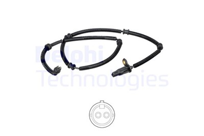 Delphi датчик abs задняя l/p opel movano a renault master ii 1.9d-3.0d фото №1