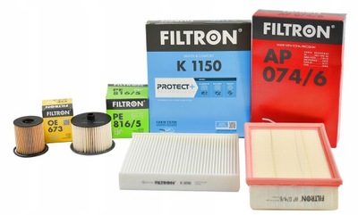 Filtron комплект фільтрів ford focus ii mk2 2.0 tdci фото №1
