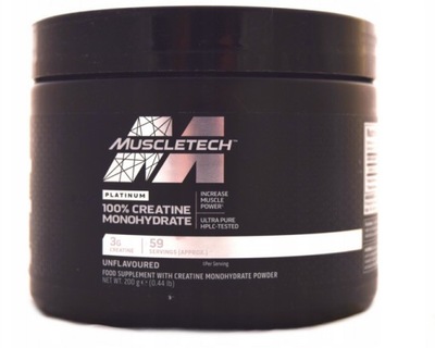 MuscleTech Platinum Creatine 200g MONOHYDRAT HPLC